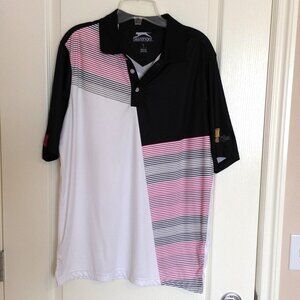 Slazenger The Coachella Cup Men's Polo Short Sleeve Shirt Size L Sports